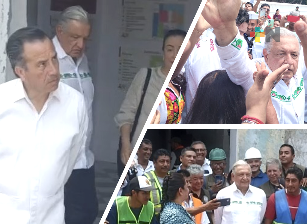 Presidente López Obrador supervisa restauración de la excasa de Benito Juárez